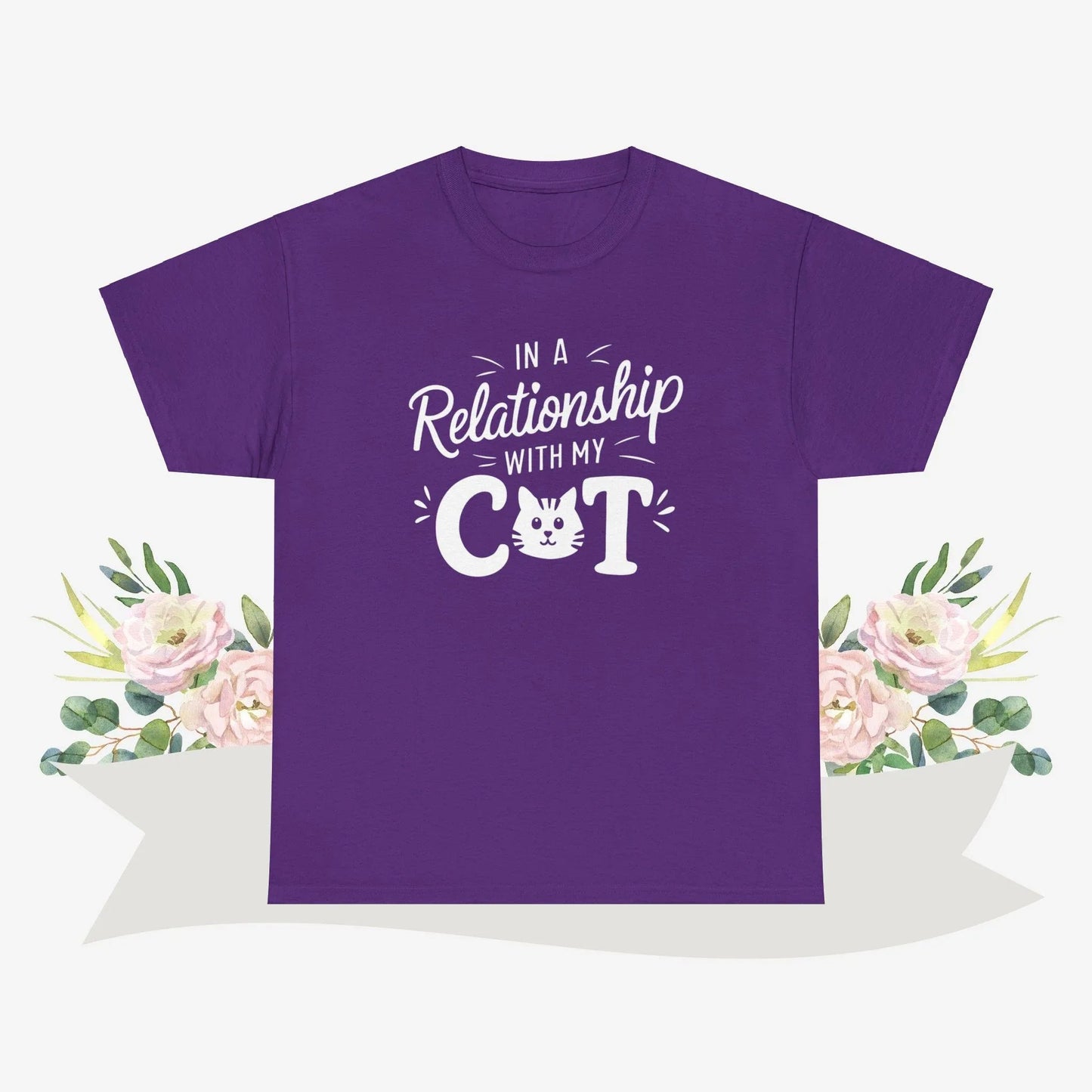 In a Relationship with Cat Cotton Tshirt - Billien