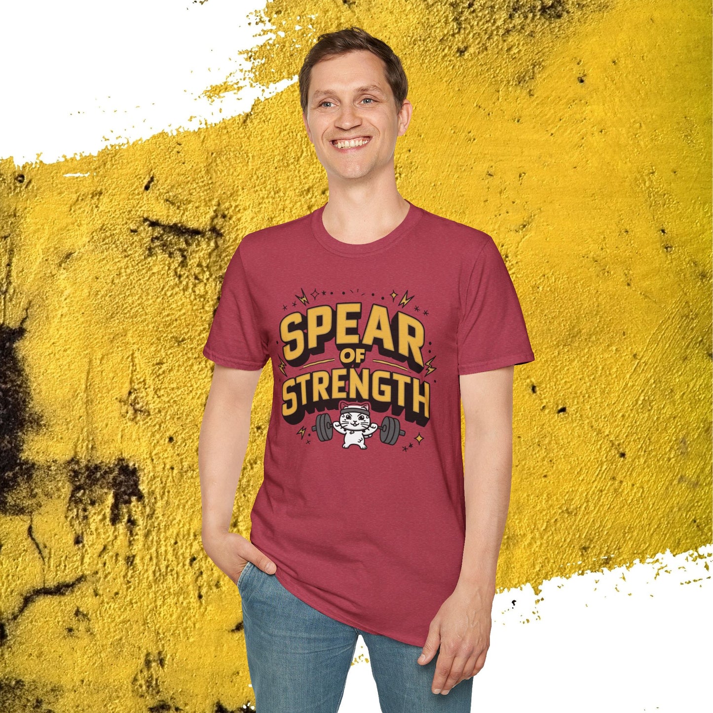 Spear of Strength Cotton Men Tee