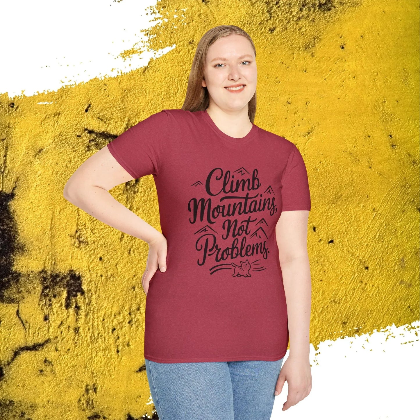 Climb Mountain Cotton T-Shirt - Billien