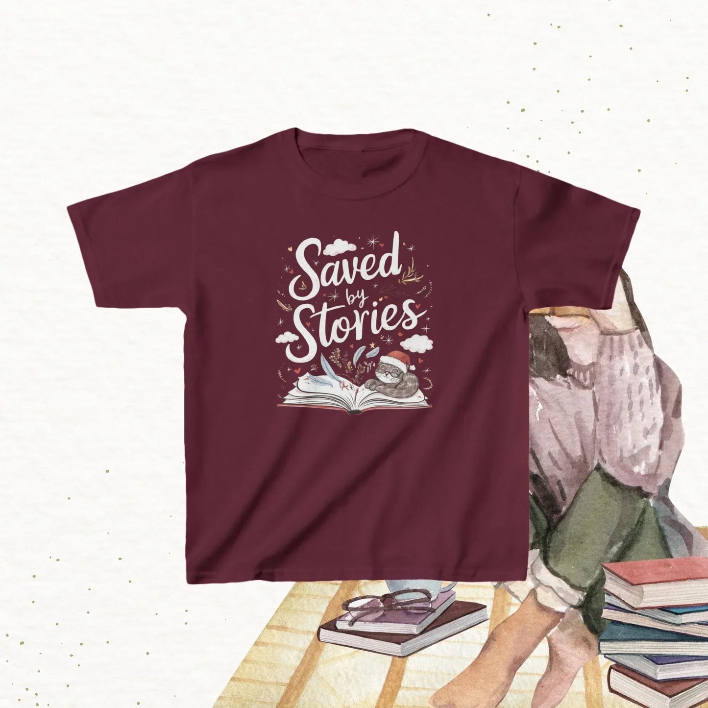 Cuddly Reader kid Cotton Tshirt - Billien