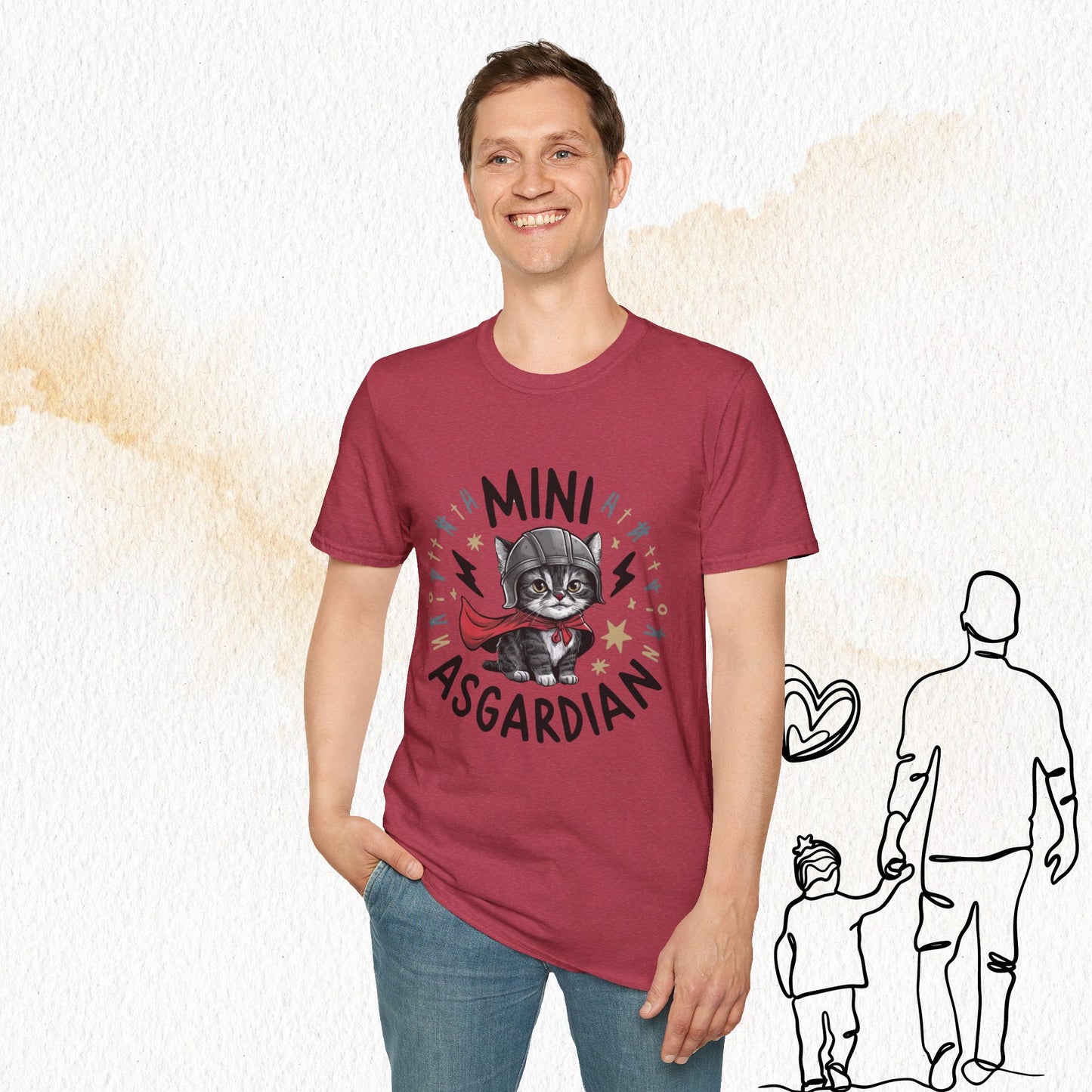 Mini Asgardian Cotton Men T-Shirt