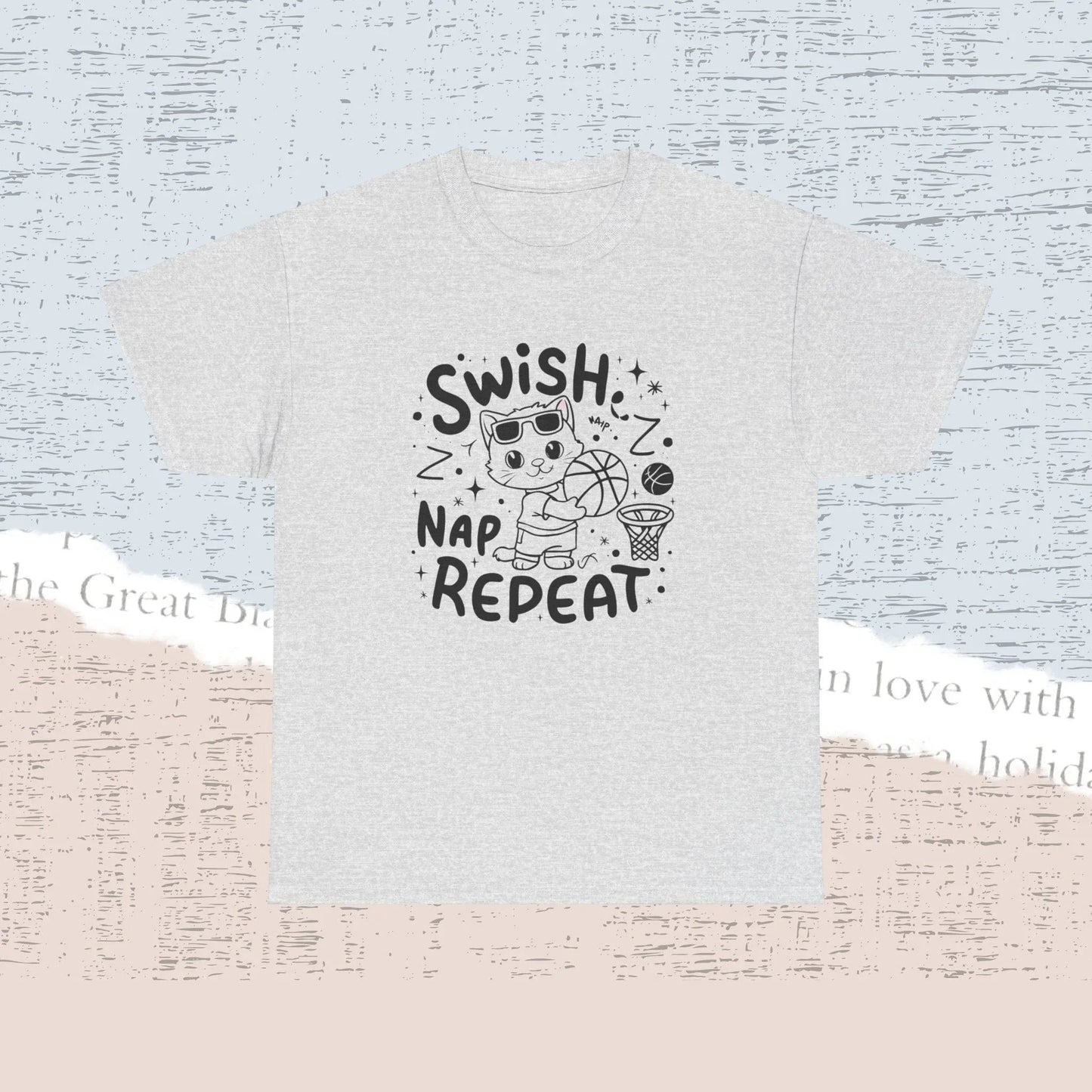 Swish Nap Repeat Cotton Tshirt - Billien