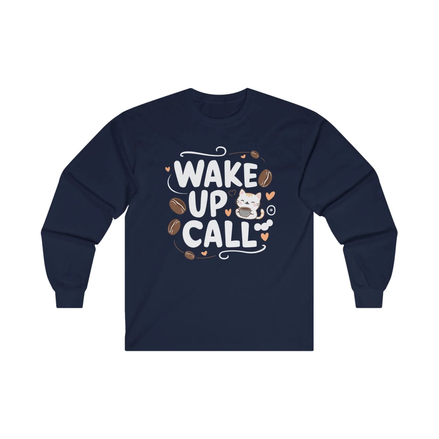 Wake Up Call Cotton Long Sleeve Tshirt - Billien