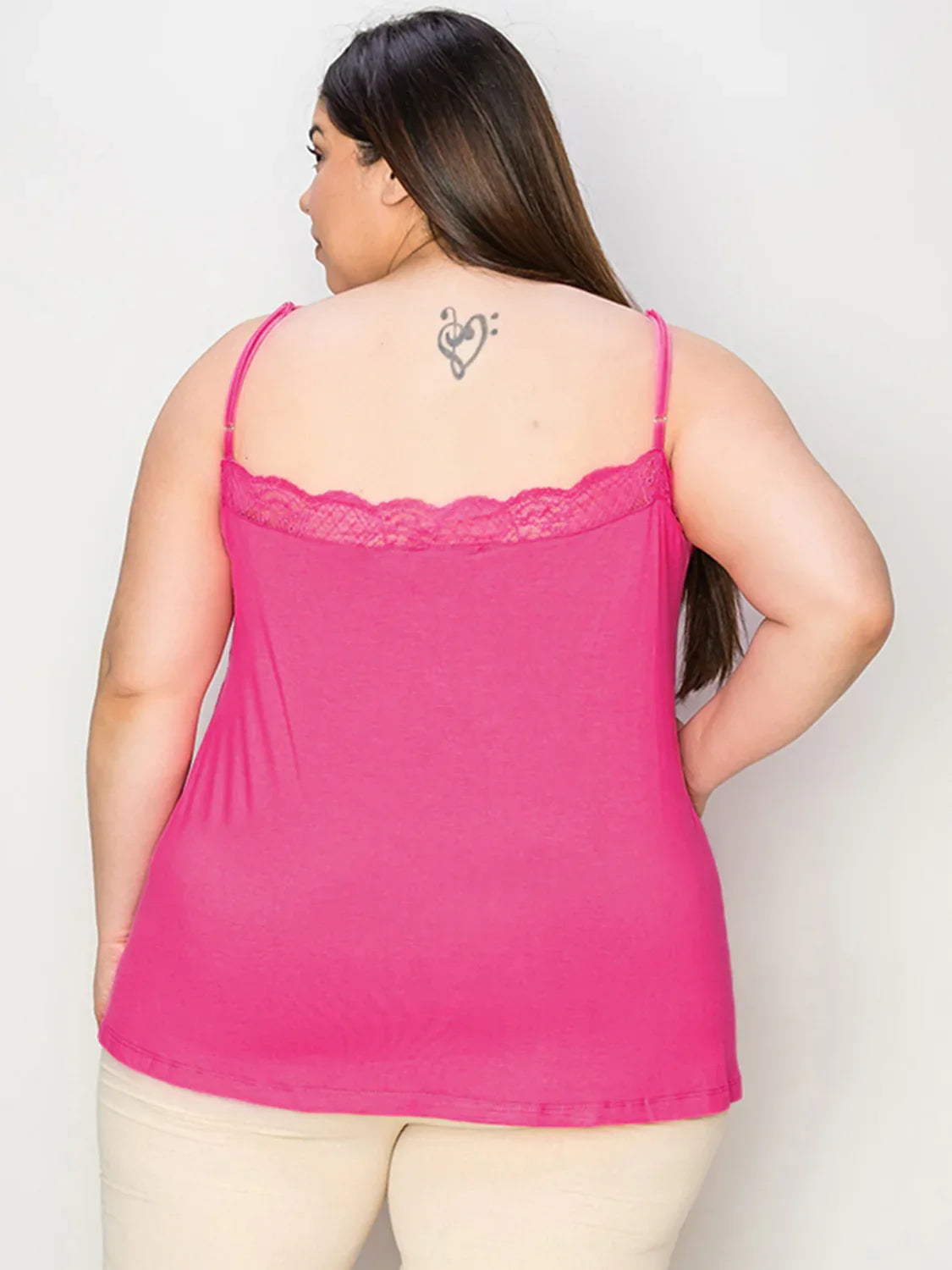 Lace Trim V-Neck Cami - Billien