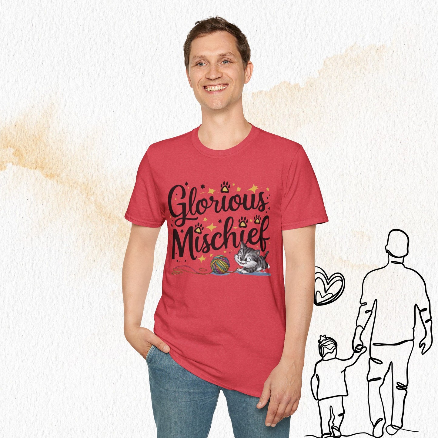 Glorious Mischief Cotton Men T-Shirt