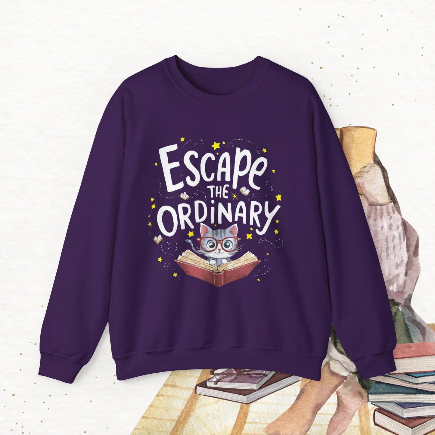 Escape The Ordinary Ultra Cotton Crewneck Sweatshirt - Billien