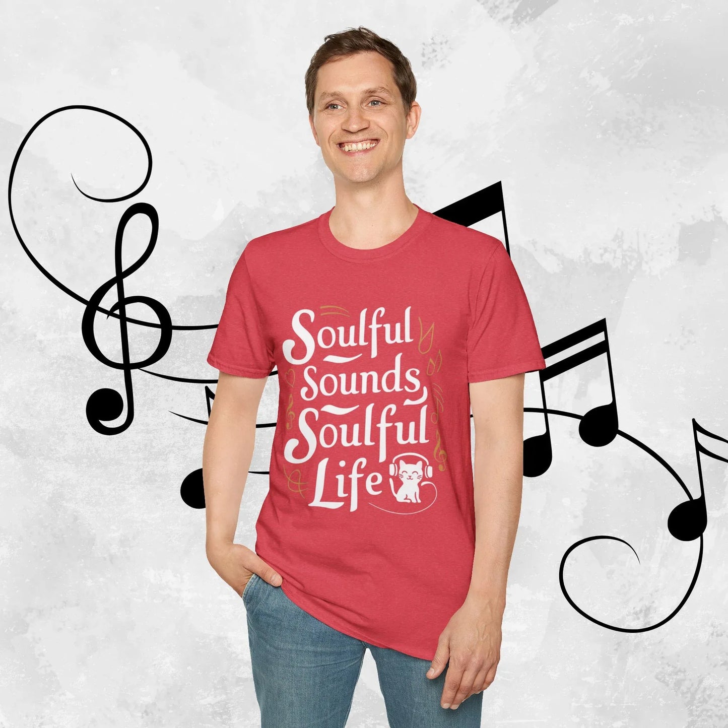Soulful Sound Soulful Life Cotton Men Tshirt - Billien