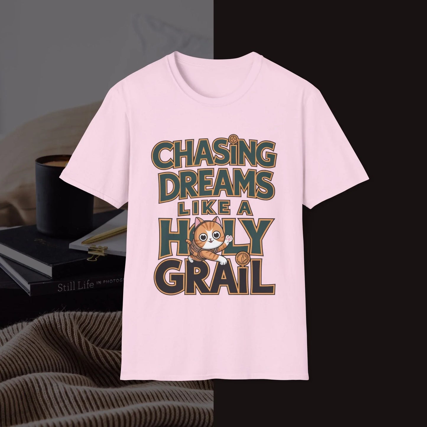 Chasing Peace Like A Holy Grail Unisex Softstyle T-Shirts - Billien