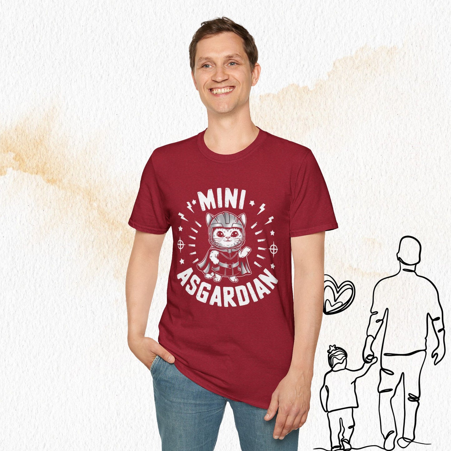 Mini Asgardian Cotton Men Tees