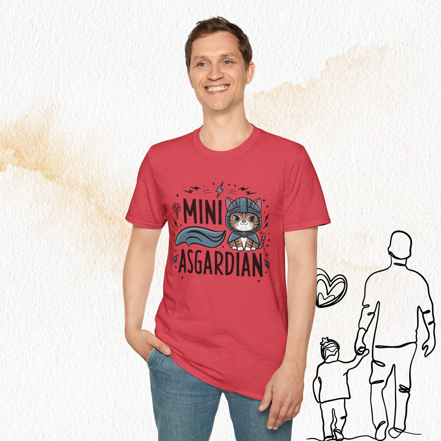Mini Asgardian Cotton Men T-Shirt