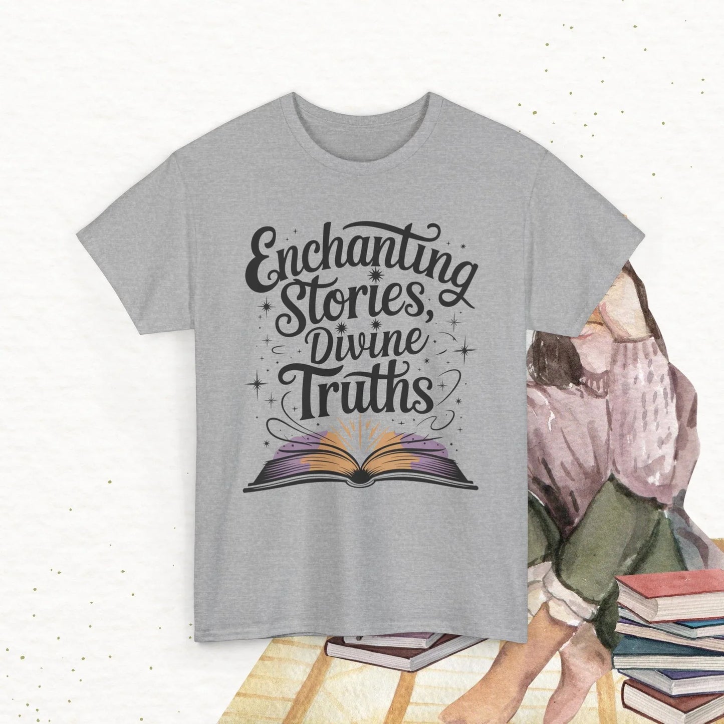 Spellbinding Story Cotton Tshirts - Billien