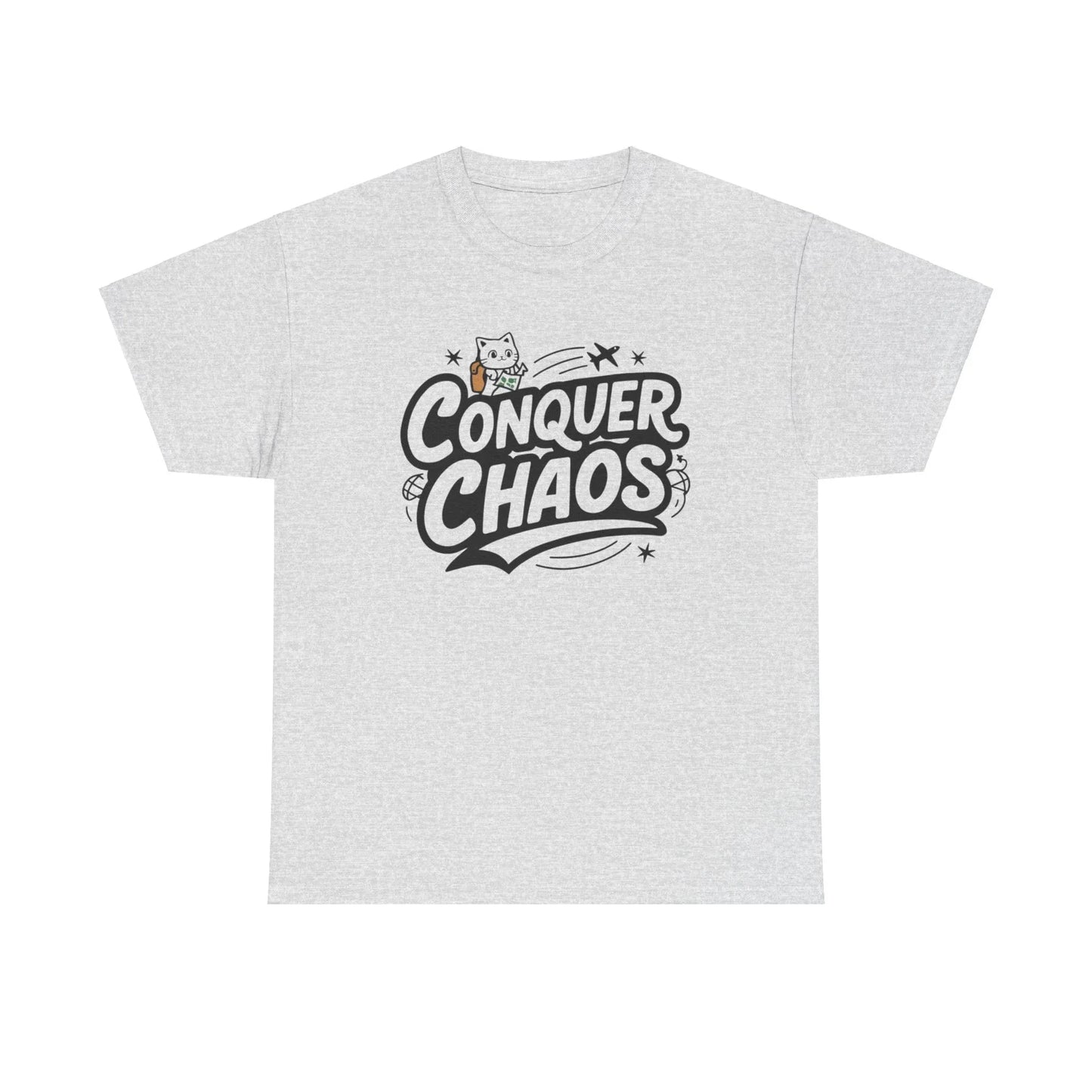 Conquer Choas Travel Vacations Cotton T-Shirt - Billien