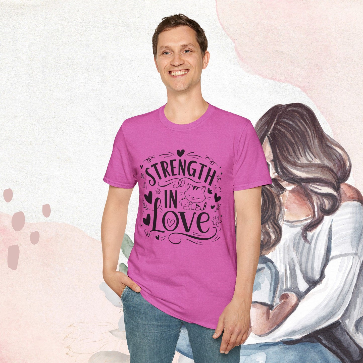 Strength In Love Cotton T-Shirt