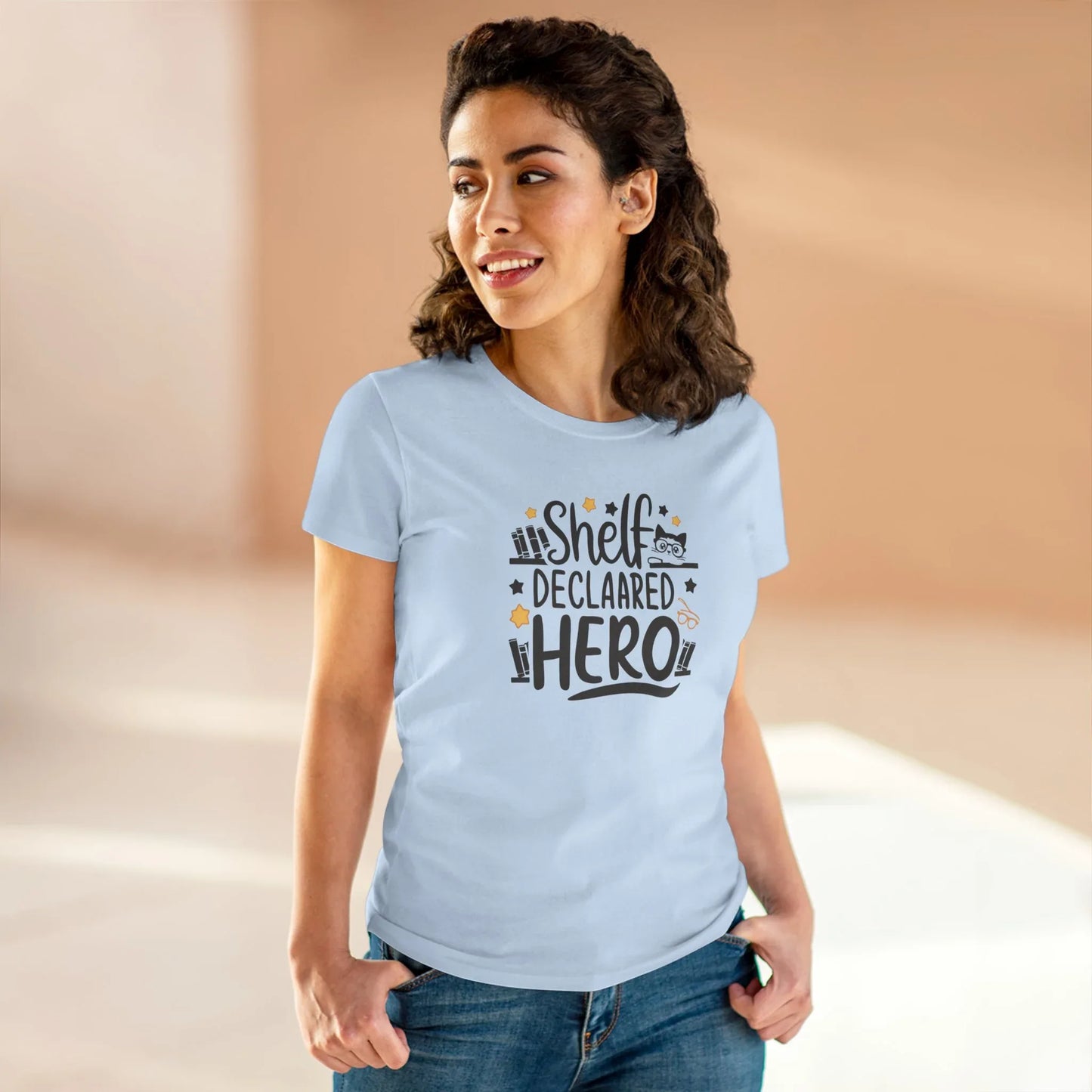 Self Declared Hero Book Lovers Women T-Shirt - Billien