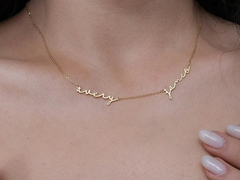 Classic Fashion Customizable Name Simple Design Necklace - Billien