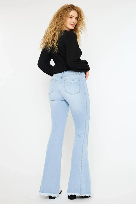 High Rise Curvy Flare Jeans - Billien