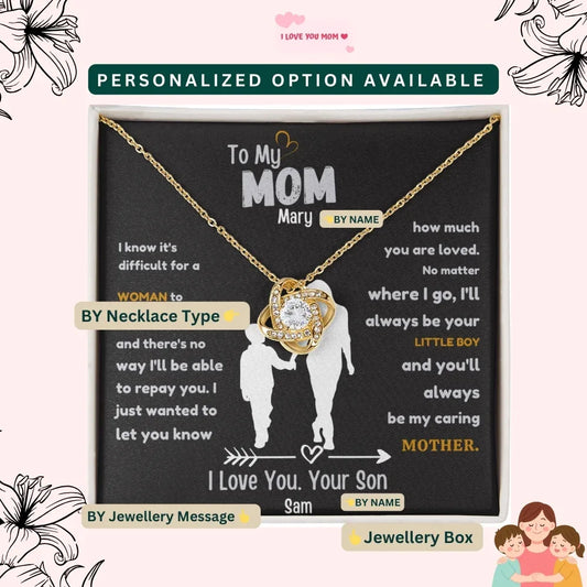 To My Caring Mom — A Necklace She’ll Treasure Forever - Billien