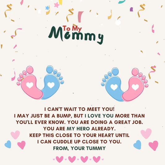 Best Gift For Mom. Baby Feet Heart Necklace - Billien