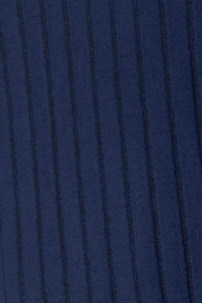 Basic Bae Full Size Ribbed Round Neck Slit Knit Top - Billien