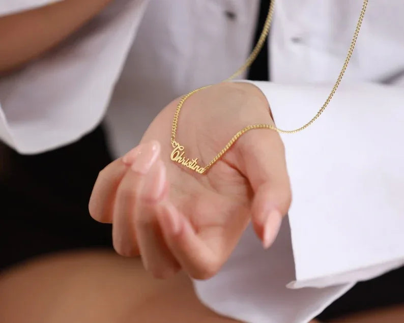 Noble Atmosphere Customizable Name Design Versatile Necklace - Billien