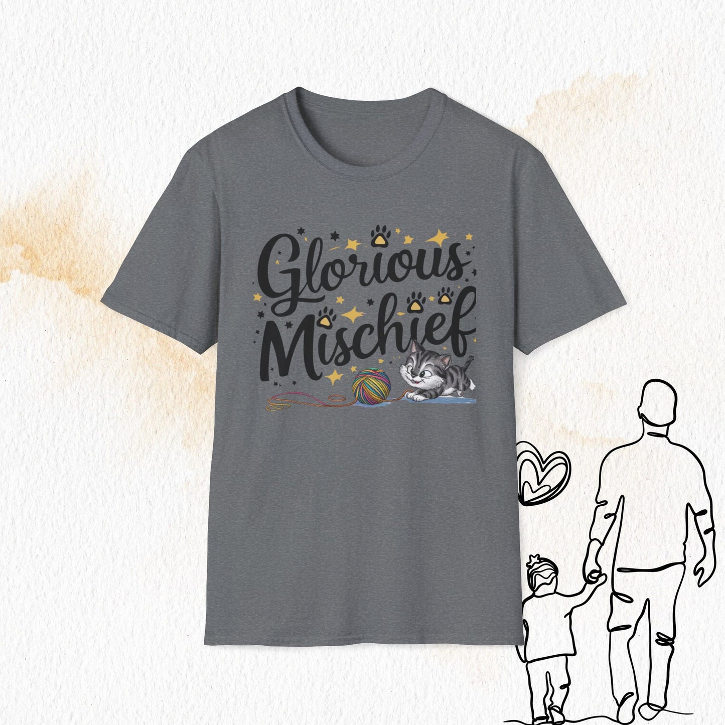 Glorious Mischief Cotton Men T-Shirt