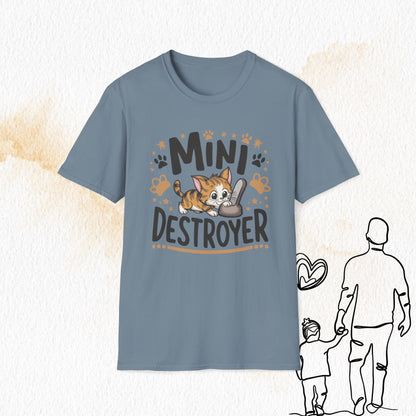 Mini Destroyer Cotton Men T-Shirt