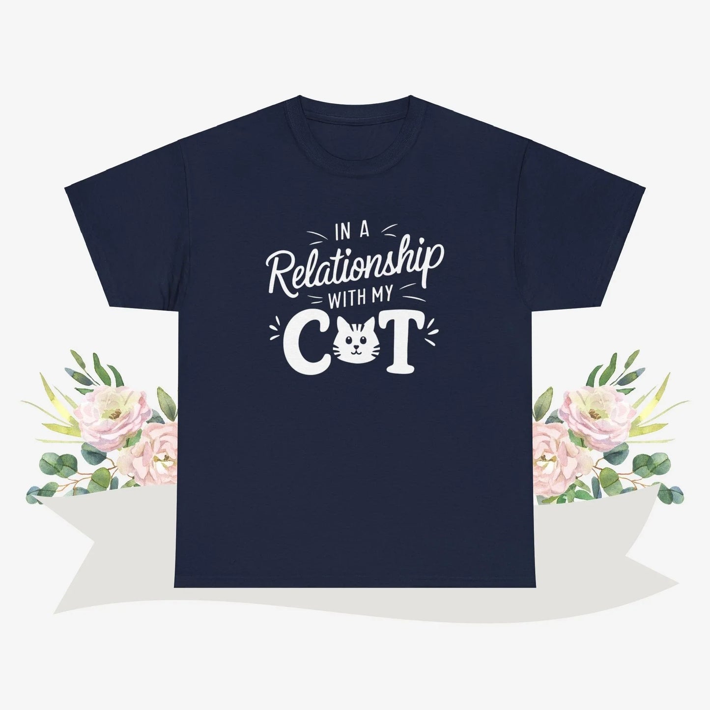 In a Relationship with Cat Cotton Tshirt - Billien