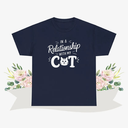 In a Relationship with Cat Cotton Tshirt - Billien