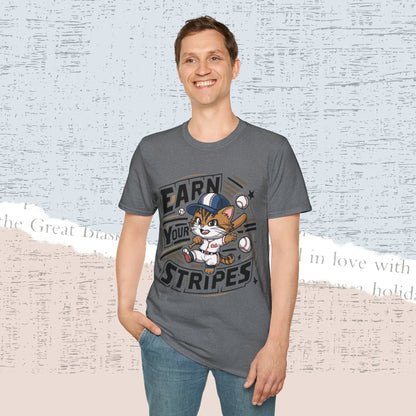 Earn Your Stripe Cotton Men Tee - Billien