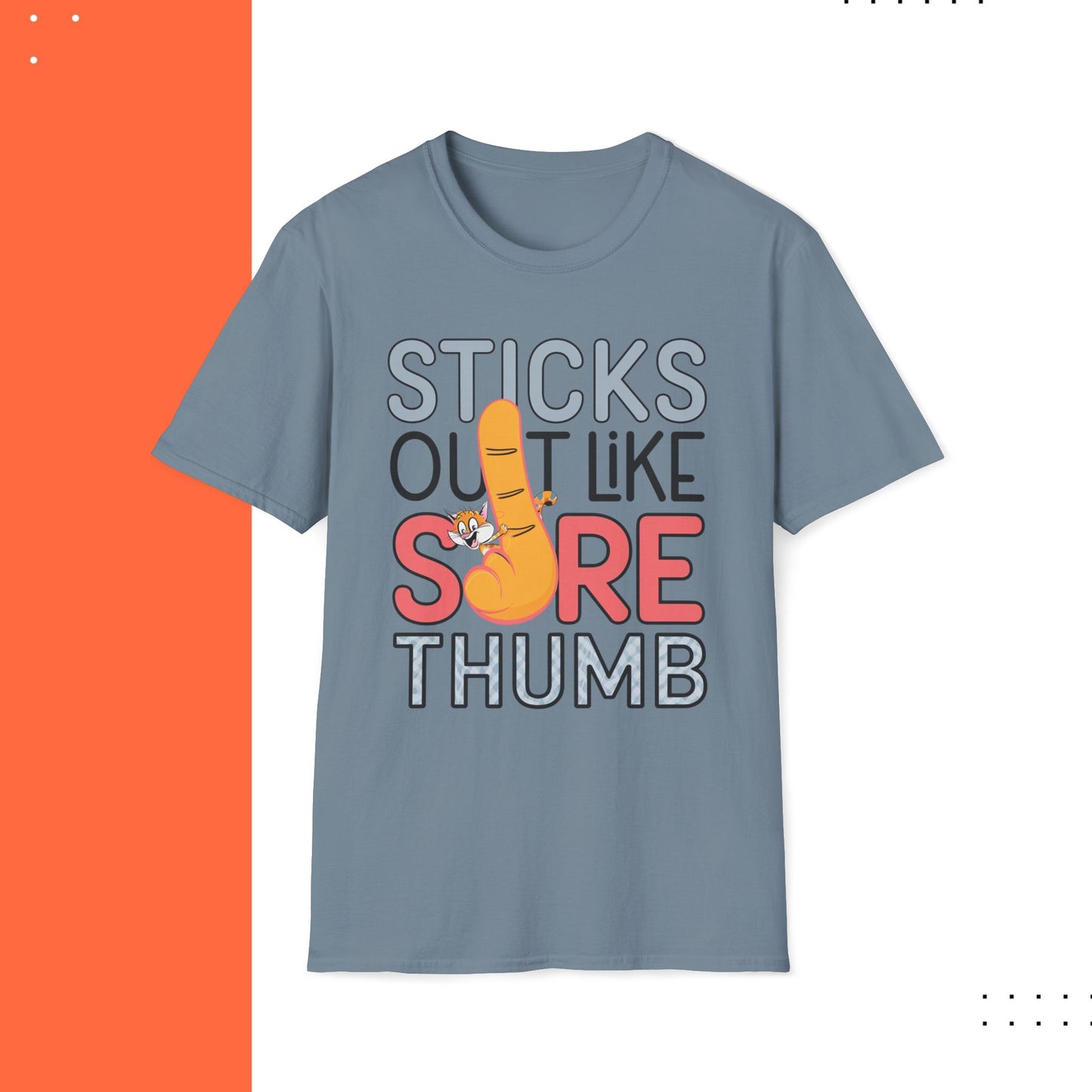 Stick Out Sore Throat Cotton T-Shirt
