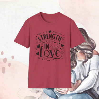Strength In Love Cotton T-Shirt