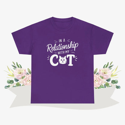 In a Relationship with Cat Cotton Tshirt - Billien