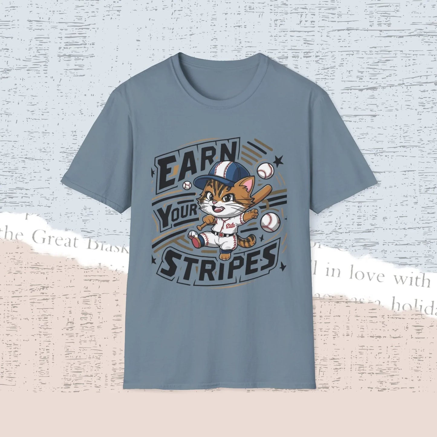 Earn Your Stripe Cotton Men Tee - Billien