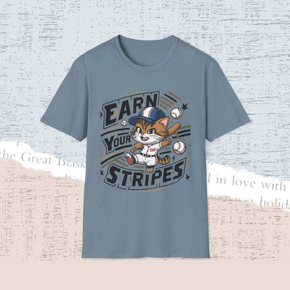 Earn Your Stripe Cotton Men Tee - Billien