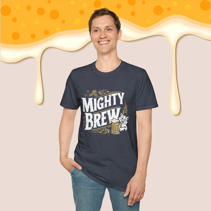 Mighty Brew Cotton Crew Neck Tshirt - Billien