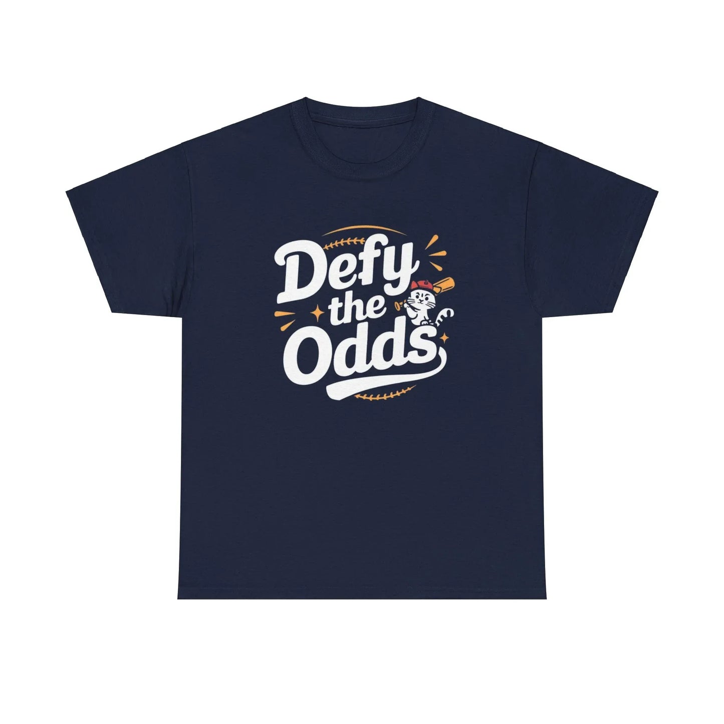 Defy The Odds Baseball Crew Neck Tee - Billien