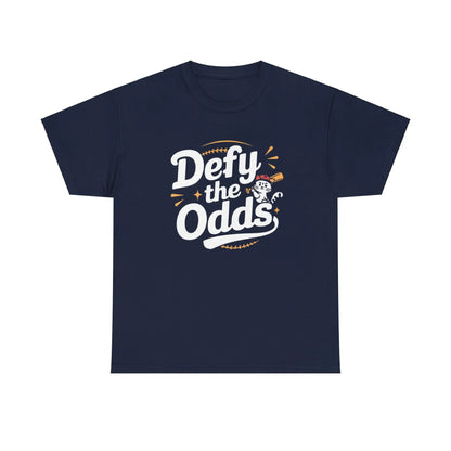 Defy The Odds Baseball Crew Neck Tee - Billien
