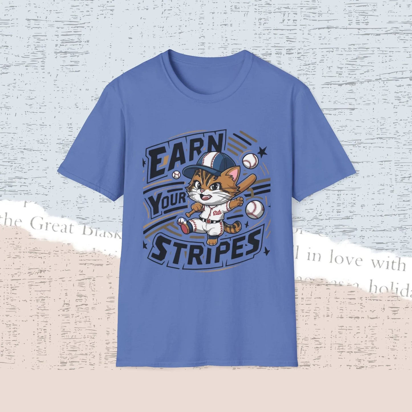 Earn Your Stripe Cotton Men Tee - Billien