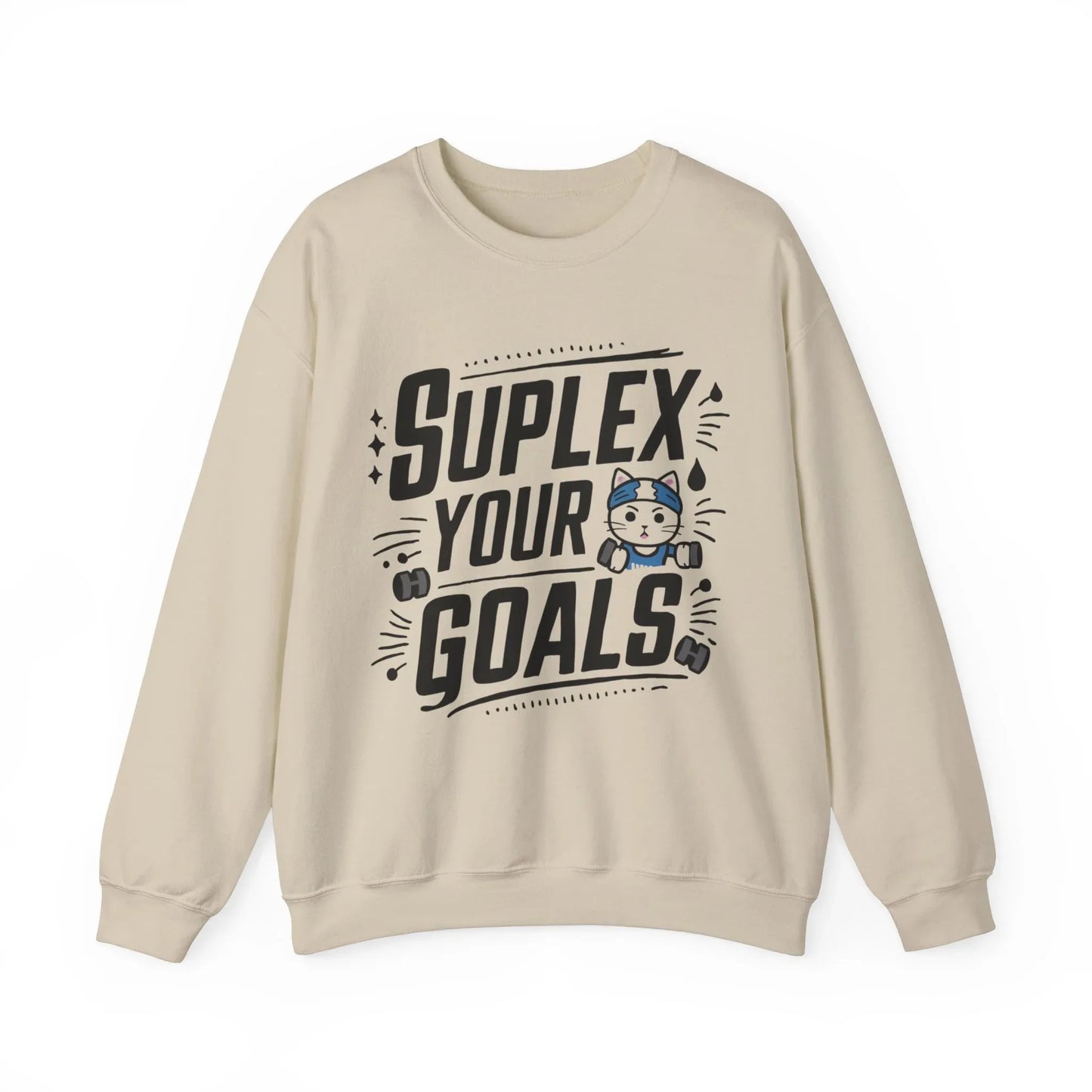 Suplex Your Goals Ultra Cotton Crewneck Sweatshirt - Billien