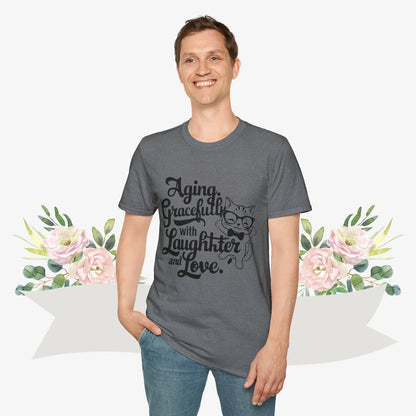 Aging Gracefully With Laughter and Love Cotton Men Tee - Billien