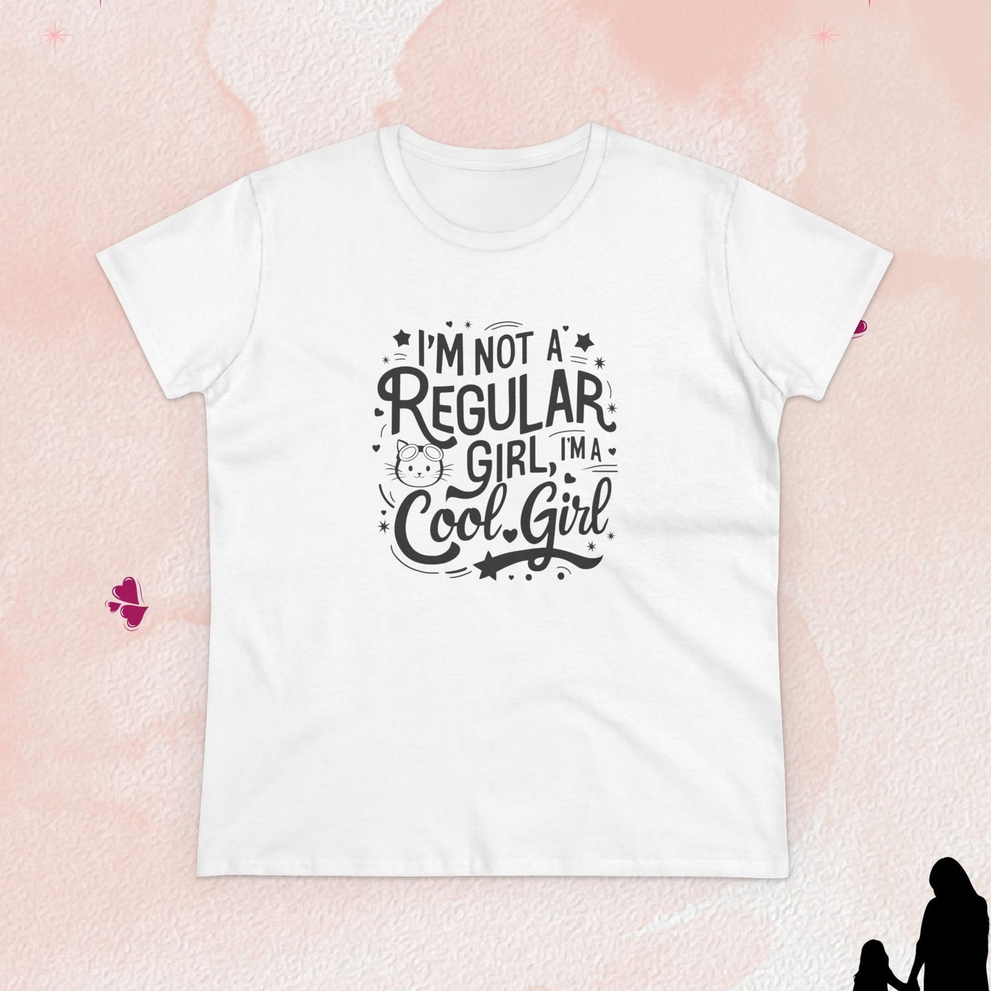 I am Not Regular Girl I am Cool Girl Cotton Women Tshirt