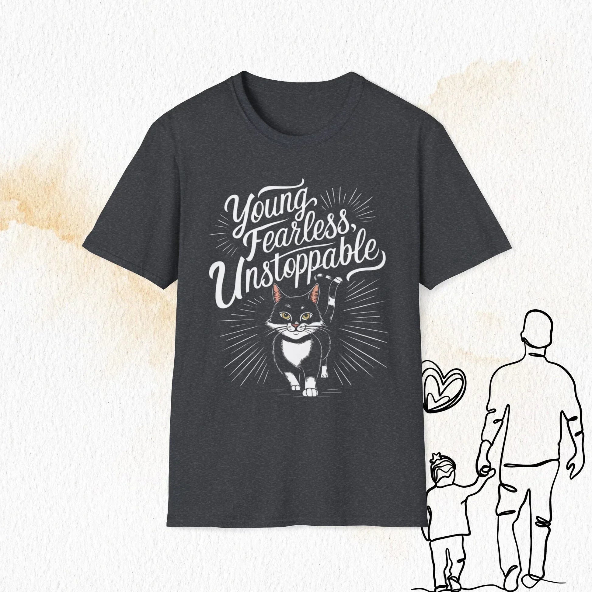 Young Fearless Unstoppable Crew Neck Cotton Men Tshirt - Billien