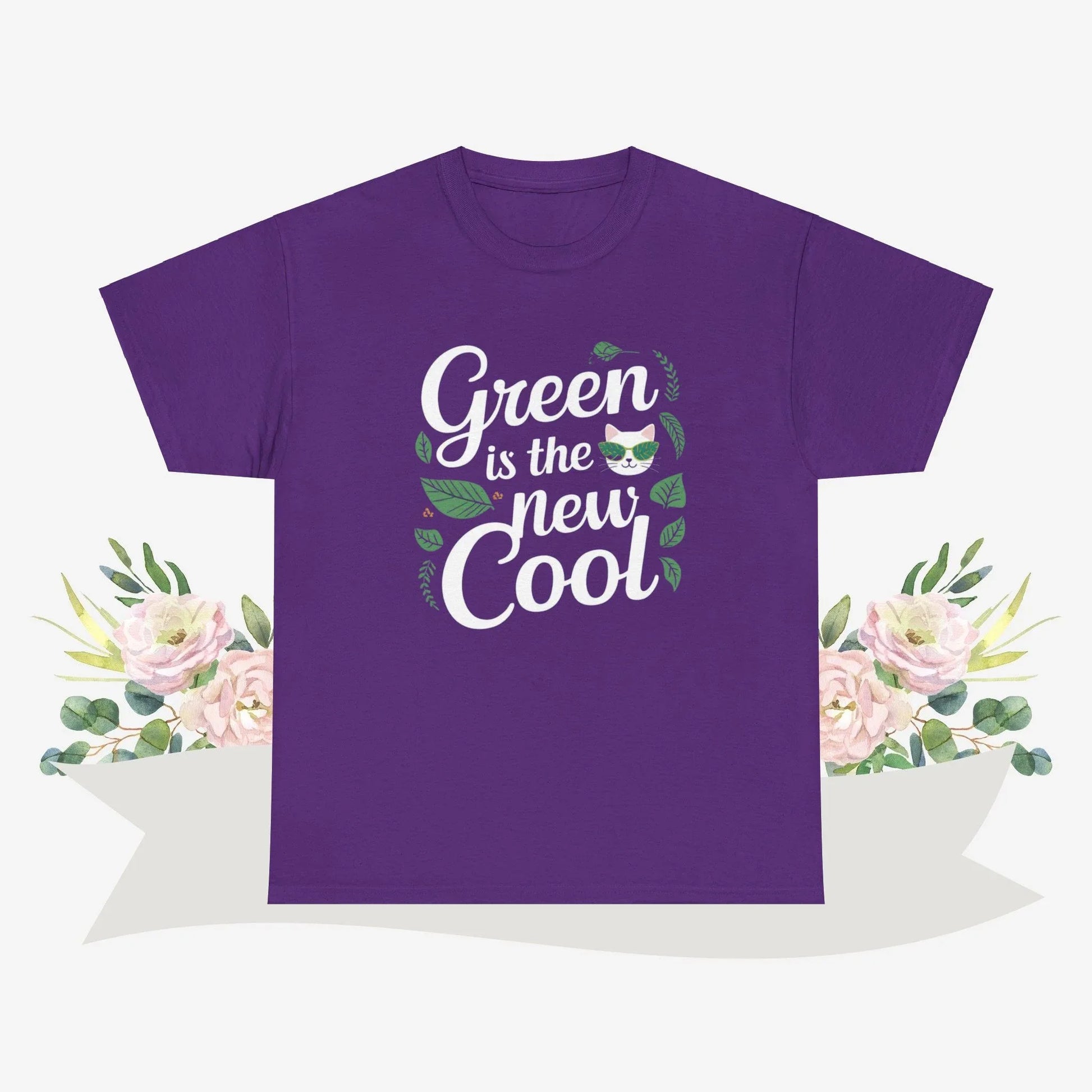 Green Is The New Cool Cotton Tshirts - Billien