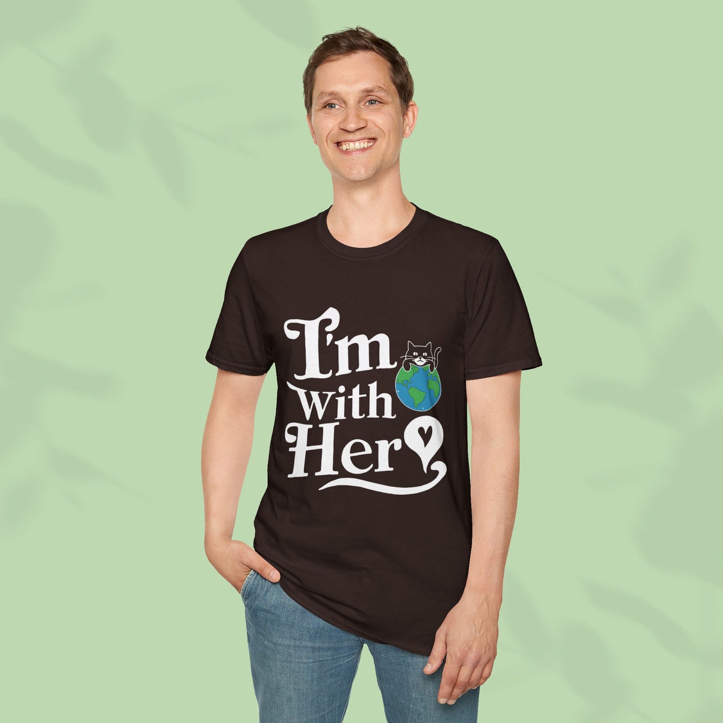 I am With Her Cotton Tee