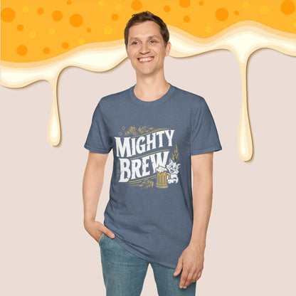 Mighty Brew Cotton Crew Neck Tshirt - Billien