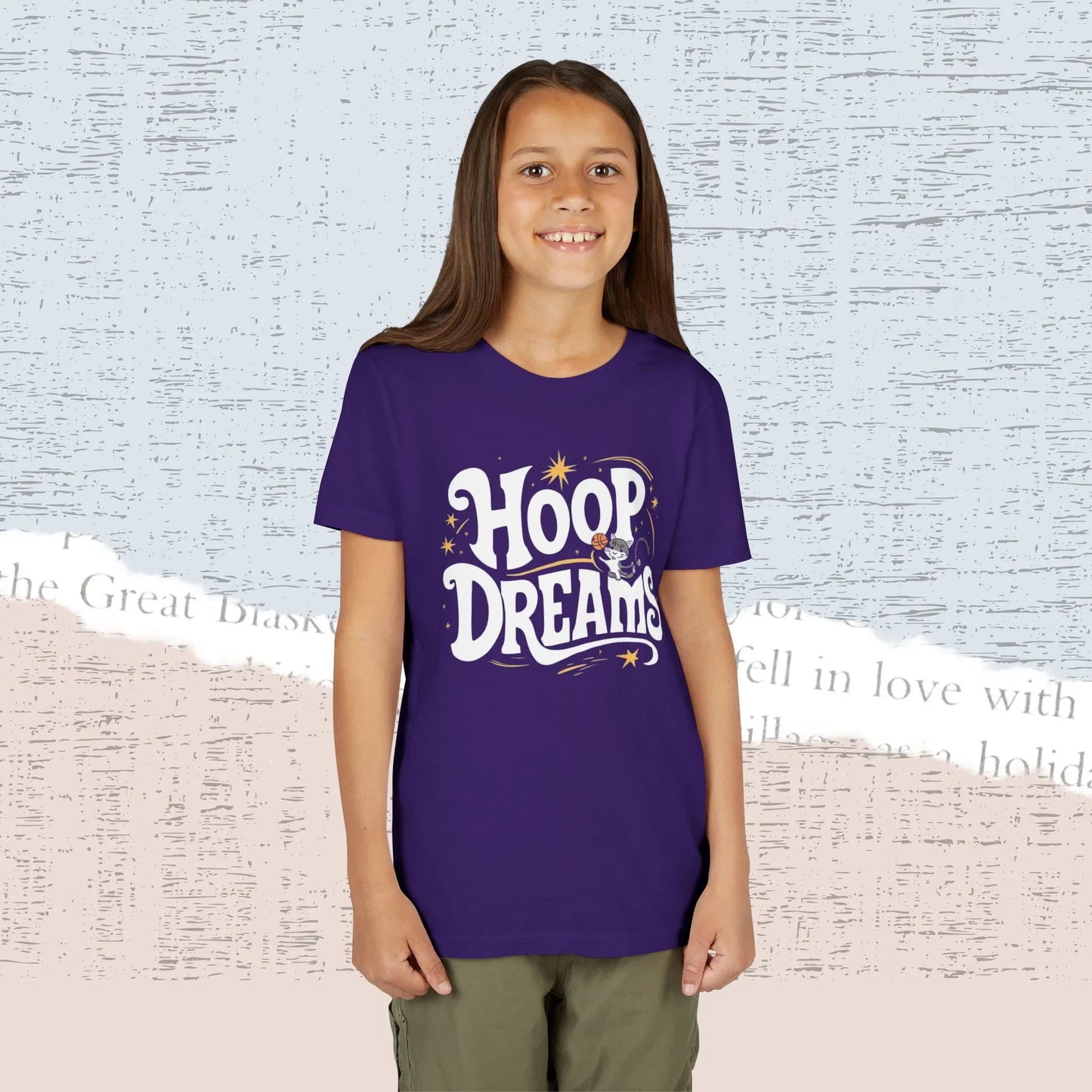 Hoop Dreams Youth Heavy Cotton T-Shirt - Billien