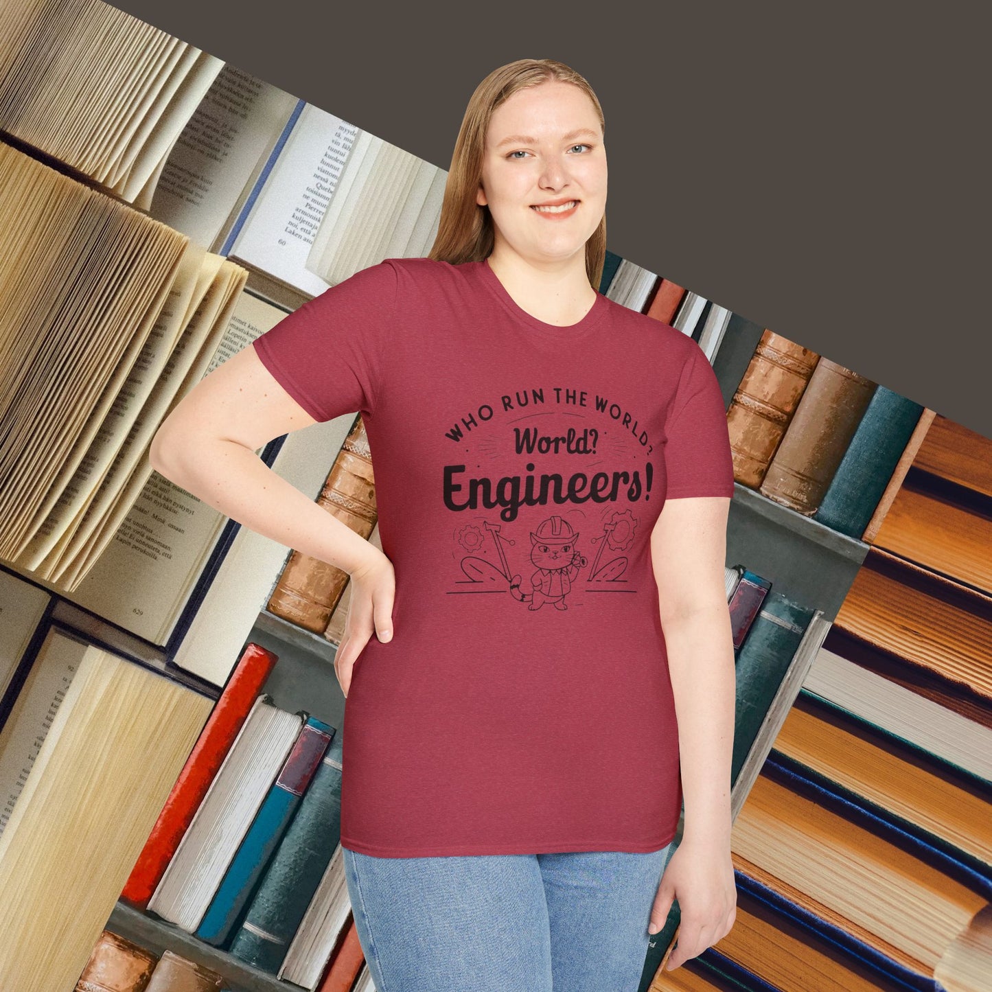 Who Build World Cotton T-Shirt