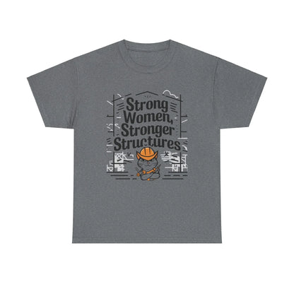 Strong Women Strong Structure Cotton T-Shirt - Billien