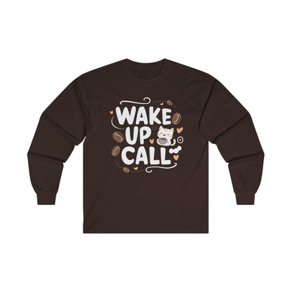 Wake Up Call Cotton Long Sleeve Tshirt - Billien