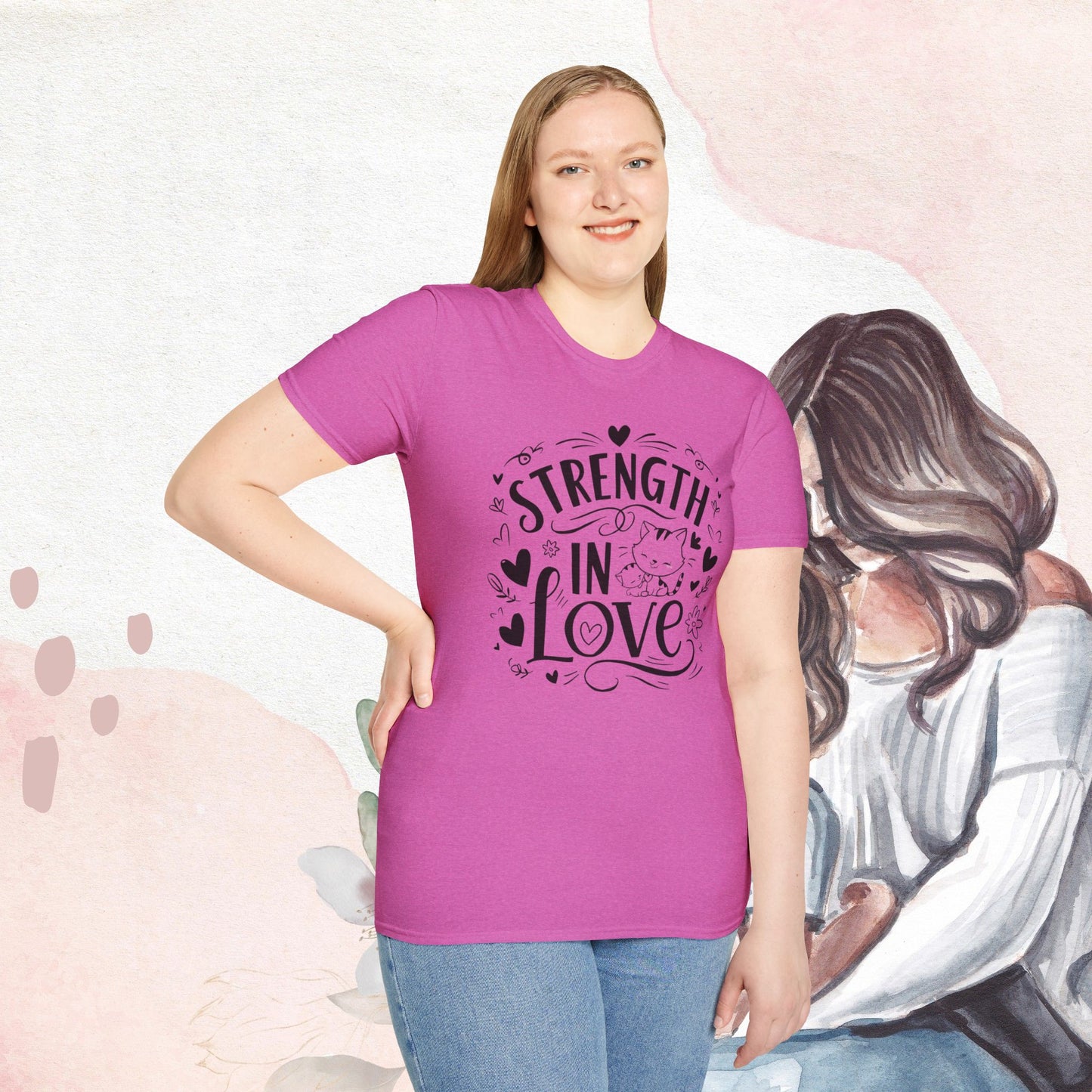 Strength In Love Cotton T-Shirt